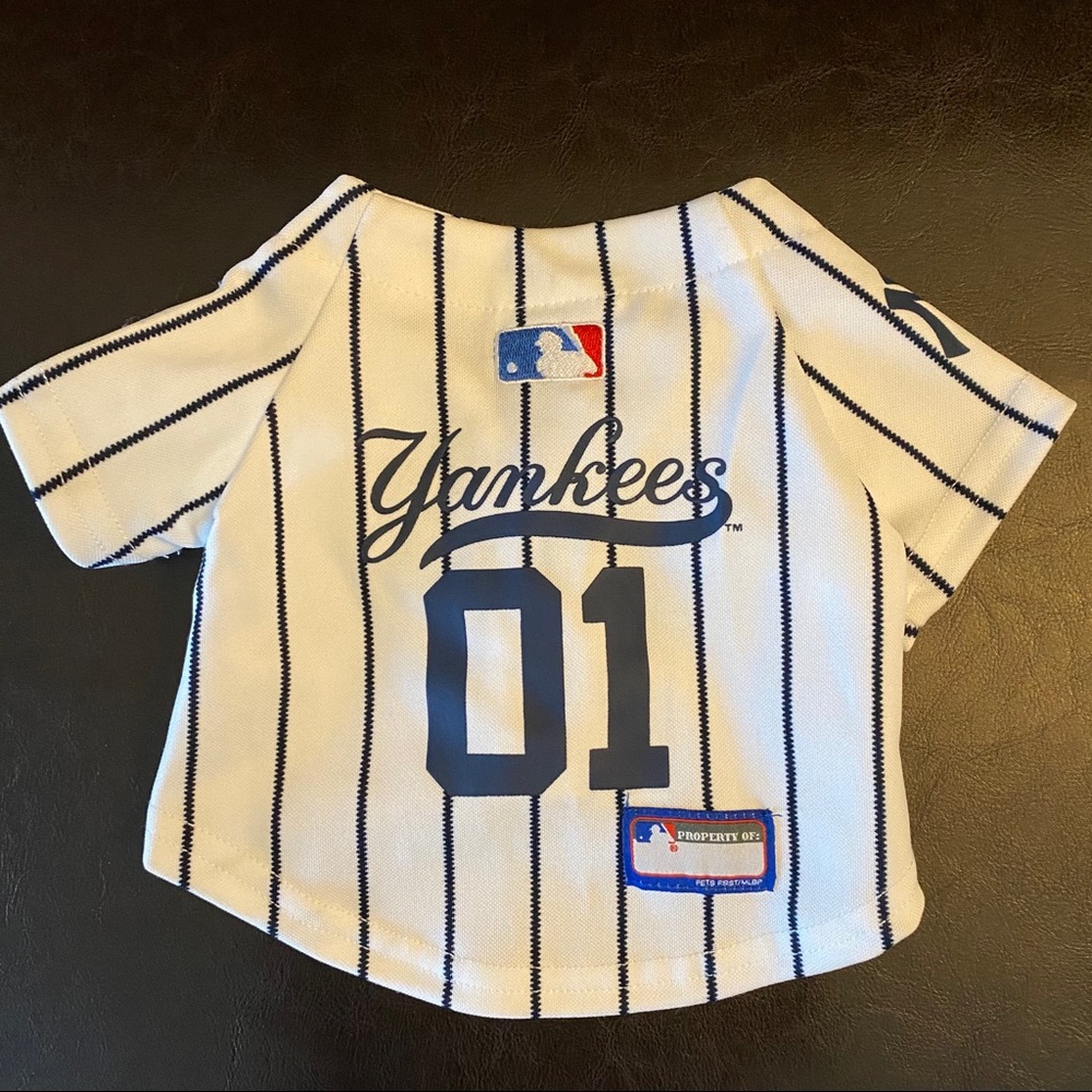 Yankees dog clothes jersey